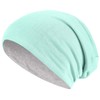 Hatstar Long Slouchy Beanie, 2-in-1 Reversible Jersey Hat in 45