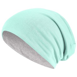 Hatstar Long Slouchy Beanie, 2-in-1 Reversible Jersey Hat in 45 Colours -