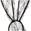 Starline Women's Lace Bunny Mask Headband Accessory, Black, One Size