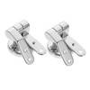 COHEALI 1 Set Adjustable Toilet Seat Hinge Replacement with Screws