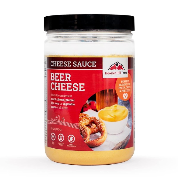 Beer Cheese Sauce Mix by Hoosier Hill Farm, 12oz (Pack of 1) | Just Add Water | Made with real cheese and cream