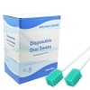 Munkcare Disposable Oral Foam Tipped Swab Mouth Cleaning Swab, Green