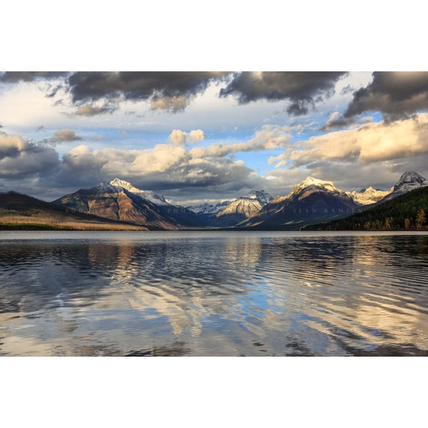 Glacier National Park Photography Print (Not Framed) Picture of Snowy
