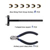 CLDURHGE Bow String Nocking Points Pliers Strings Knock Set T