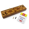 Fair Trade Folding Cribbage Board with Cards