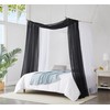 WARM HOME DESIGNS Set of 2 White & Black Canopy