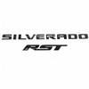 Set of 4pack OEM Silverado Plus RST Emblem 3D Badges