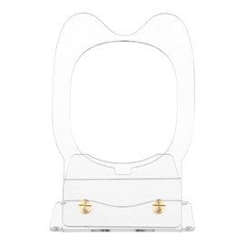 Qianly Acrylic Desktop Speaker Stand Desktop Stand Acrylic Speaker Holder, for Clip 4/5 Home, Transparent