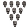 50sets Skull Rivets Single 25x16mm DIY Ghost Head Punk Style