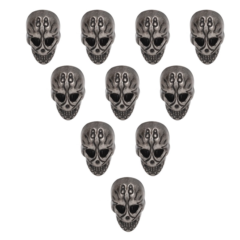 50sets Skull Rivets Single 25x16mm DIY Ghost Head Punk Style