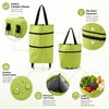 Foldable Shopping Cart Bag for Daily Errands – 2-in-1 Oxford