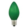 25Pack 7 Watt C7 Ceramic Green Incandescent Light Bulb, Candelabra