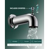 LOCALAND Tub Spout with Diverter, Bathtub Spout for Hand Shower,Chrome