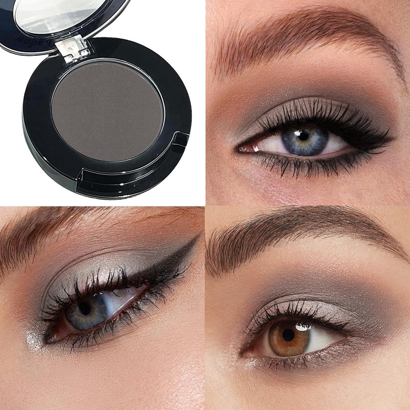 Matte Grey Eyeshadow – High Pigmented Cold Tone Single Shadow