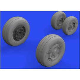 Eduard EDU648774 1/48 Brass Boeing EA-18G Growler Wheel (For Monon Models) Plastic Model Parts