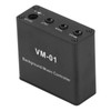 Background Music Controller Black Excellent Compatibility Miniature Size Music Switcher