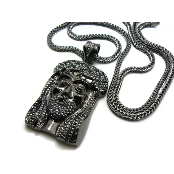 Unbranded JAY-Z & KANYE WEST BLACK JESUS PIECE & FRANCO