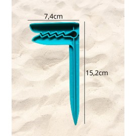 SusggO 8 Clips for Beach Towels – Clips for Beach Towels – Clips Clothes – Clips Towel Beach Clips Picnic Blanket Fix Sand – Beach Accessories Sand Beach Camping (Sky Blue)