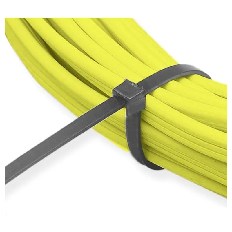 Cinchos Plásticos 3.6x200mm Negros 100 Piezas | Sujetacables Nylon Alta