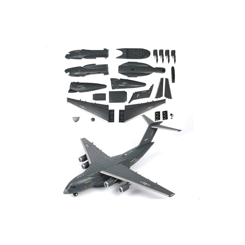 1:100 Scale Y-20 Transport Aircraft Quick Assembly Model Kit, Plastic