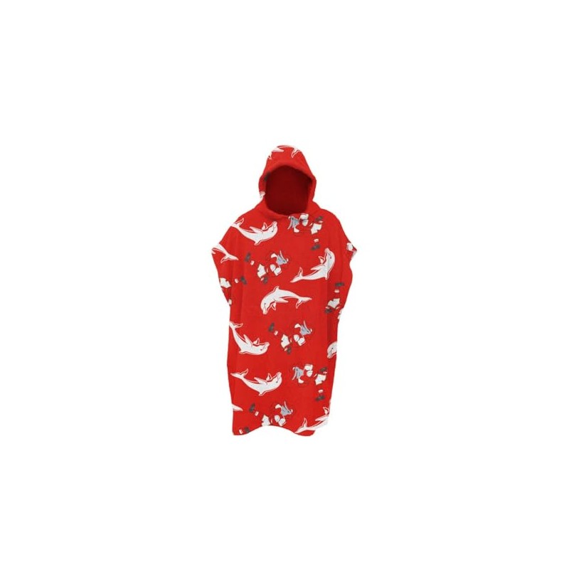 Redcliffe Dolphins NRL Rugby League Kids Youth Hooded Beach Towel