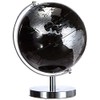 Lesser & Pavey Black & Silver World Globe, Metal, 19cm