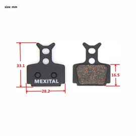 MEXITAL 2 pairs Disc Brake Pads fit for FORMULA R1 R1 Racing T1 RO C1 CR3 Mega THE ONE RX RR1