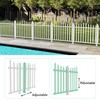 SunnyRoyal 6 Sets Picket Fence Panels Vinyl 84" L x