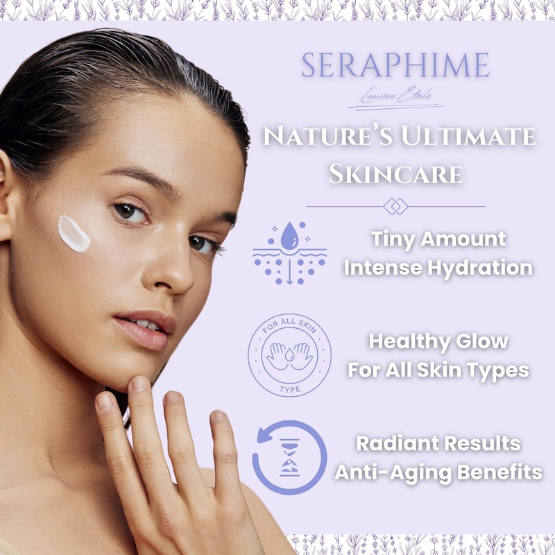Seraphime Whipped Beef Tallow for Skin Care, Organic Pure Grass