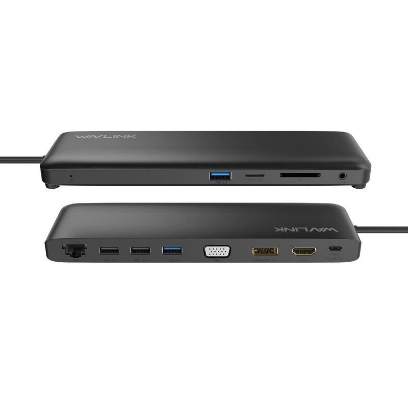 WAVLINK USB-C Docking Station 12-in-1 Hub with 4K HDMI Pull