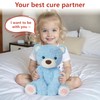 Niuniu Daddy 14" | 3.5 Pound Weighted Bear Stuffed Animal,