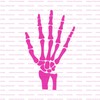 Skeleton Hand Stencil - Reusable Stencils for Painting - Mylar