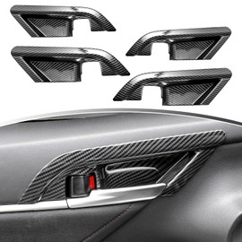 YINGTUU for Toyota Camry XV70 2018 2019 2020 2021 2022 2023 2024 Accessories Interior Stickers Door Bowl Handle Trim Door Bowl Sports Decals (Carbon Fiber)