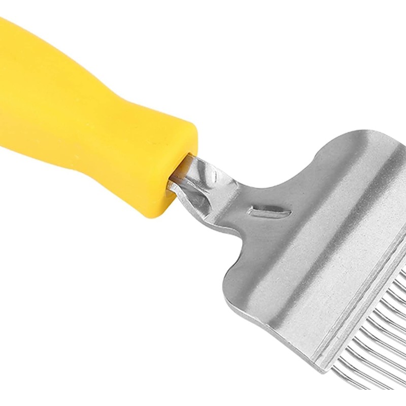 LATRAT Discapping Fork, Stainless Steel Beekeeping Equipment Accessories, Stainless Steel