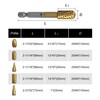 NordWolf 5-Piece Rotary Burr Carving Rasp Files Set, with 1/4"