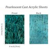 TOEPODO Pearlescent Marble Acrylic Sheets 1/8" Glitter Cast Opaque Plexiglass