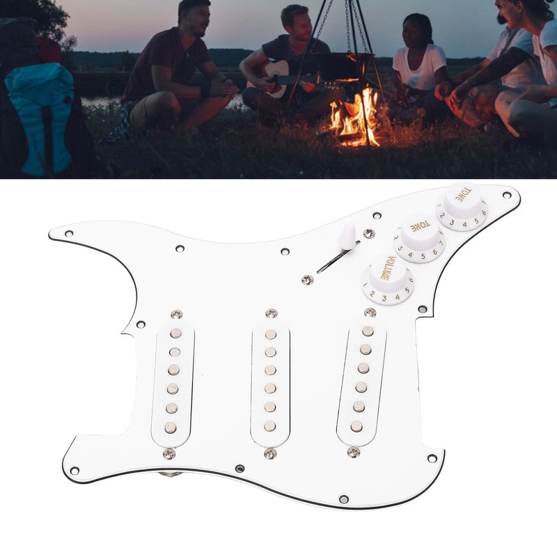 DIY Electric Guitar Kit with Prewired Loaded Pickguard Bridge System