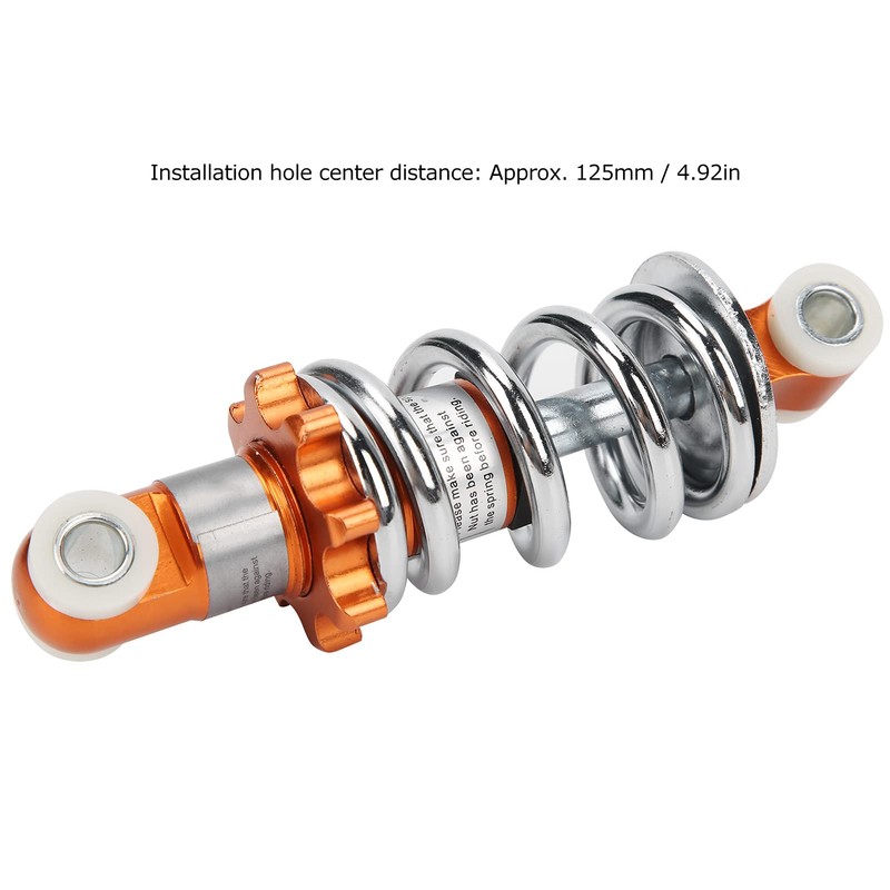 Motorcycle Shock Absorber, 125 mm 400 Pound Suspension Strut Damping