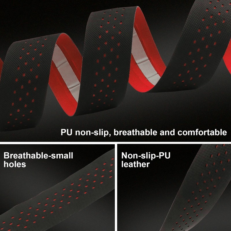 Punching Style 1Pair Road Bike Handlebar Tapes NonSlip Bicycle Handle