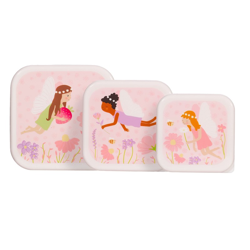 Sass & Belle Fairy Lunch Boxes - Set of 3