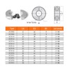 Sinoblu Split Shaft Collar, 10mm Bore H7, 30mm OD, 10mm