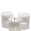 Richland Clear Extended Burn Tealight Candles - White Unscented Set