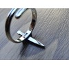 Sword Ring Sterling Silver 925 Dagger Open Wrap Adjustment Unisex