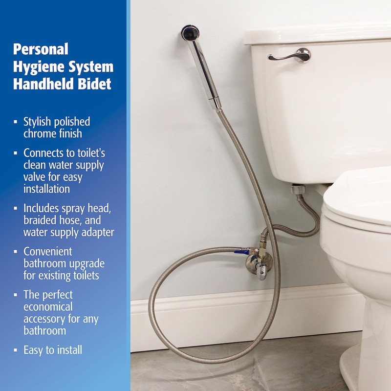 Plumb Pak PP838-1 Personal Hygiene System Handheld Bidet, White