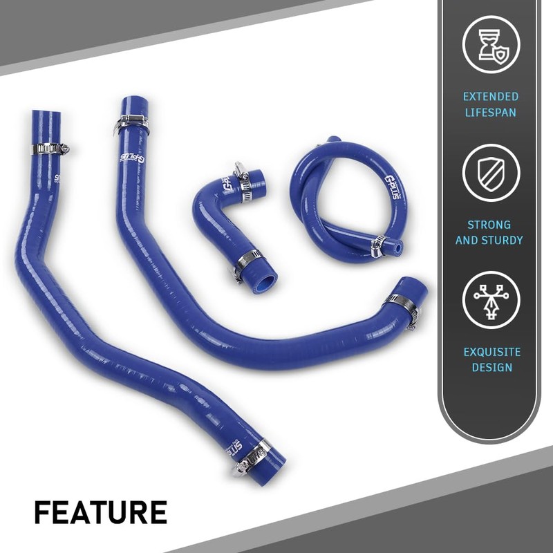 CHEDA Silicone Radiator Hose Compatible with Yamaha Banshee 350 YFZ350