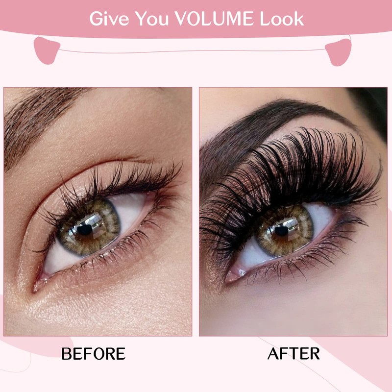 Cluster Eyelashes, Pack of 72 Individual Eyelashes, Eyelash Clusters, DIY