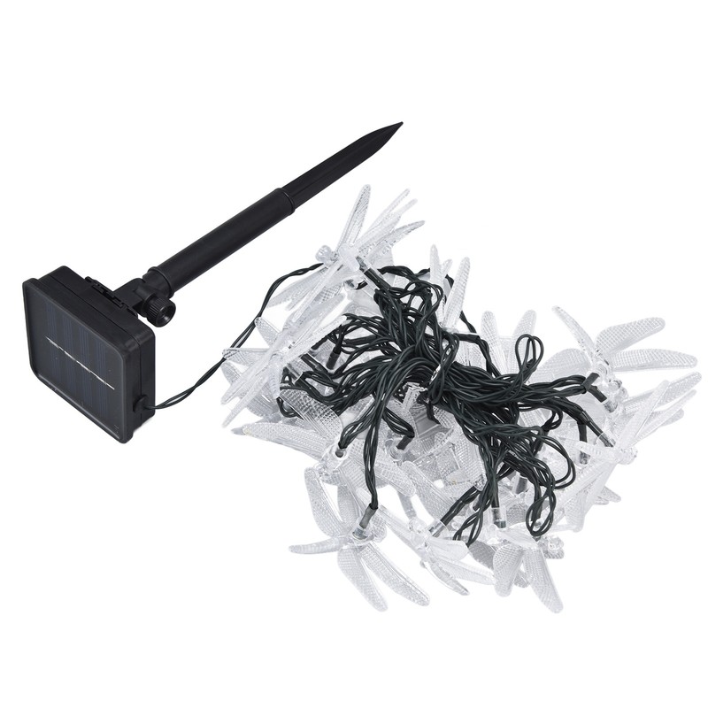 Dragonfly Light String Solar Powered IP44 Waterproof 2 Modes 30