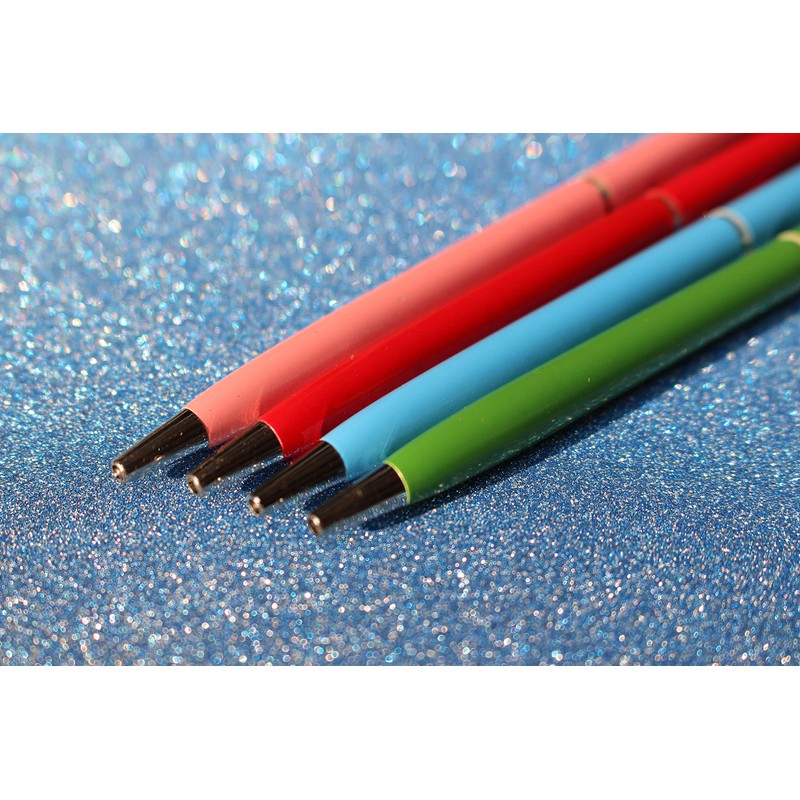 Dealbude24 5 x White 2-in-1 Touch Display Ballpoint Pen Stylus