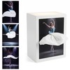 Ballerina Flying Skirt Tissue Box with Touch Sensor Night Light