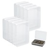 Pack of 8 Plastic Box with Lid, Plastic Container, 4